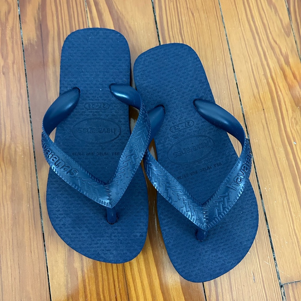 Havaianas Navy Blue Flip Flops